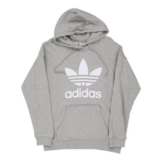 Vintage grey Adidas Hoodie - womens medium