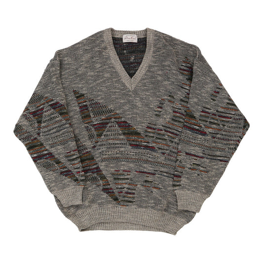 Vintage multicoloured Pino Erre Jumper - mens xx-large