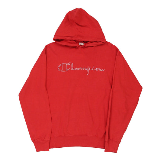 Vintage red Made in Italy Champion Hoodie - mens large