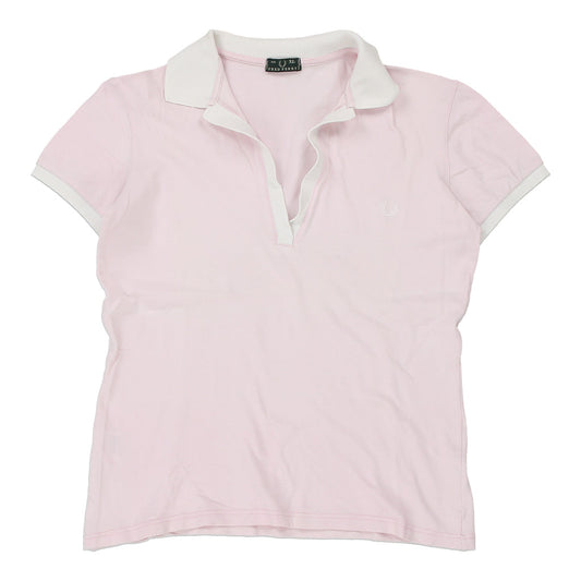 Vintage Fred Perry Polo Shirt - XL Pink Cotton