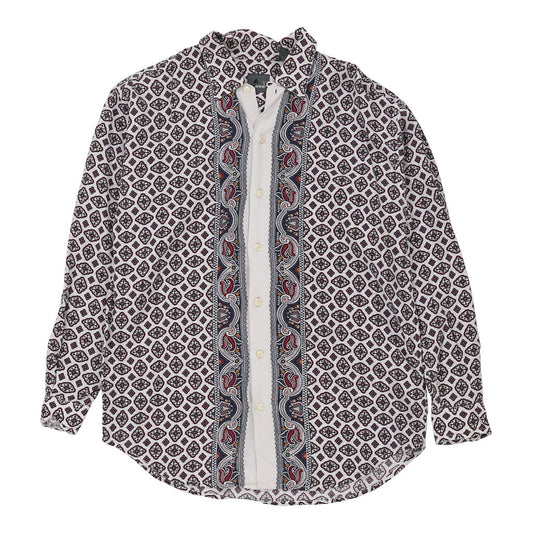 Vintage Liz Wear Patterned Shirt - Small Multicoloured Cotton