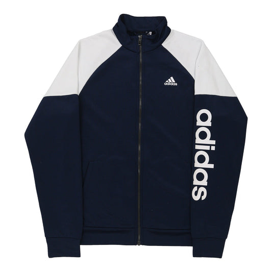 Vintage navy Adidas Track Jacket - mens medium