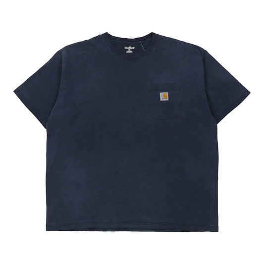 Vintage navy Carhartt T-Shirt - mens x-large