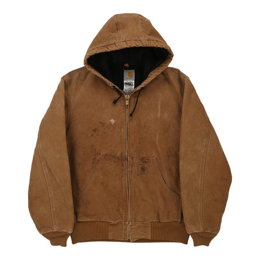 Vintage beige Lightly Worn  Carhartt Jacket - mens small