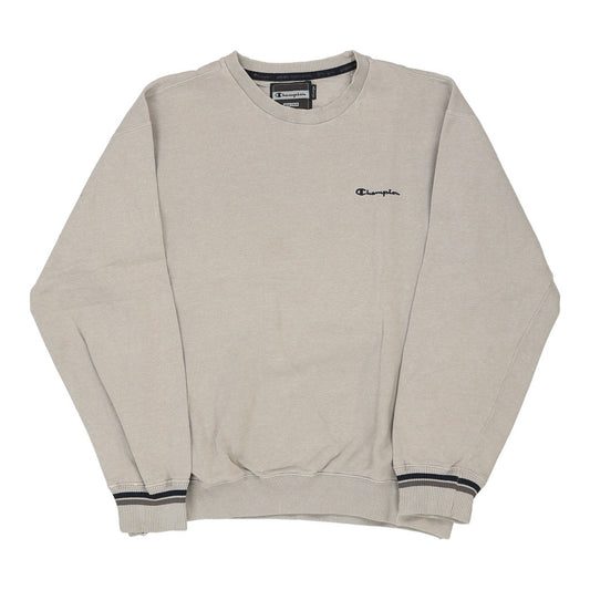 Vintage beige Champion Sweatshirt - mens xx-large