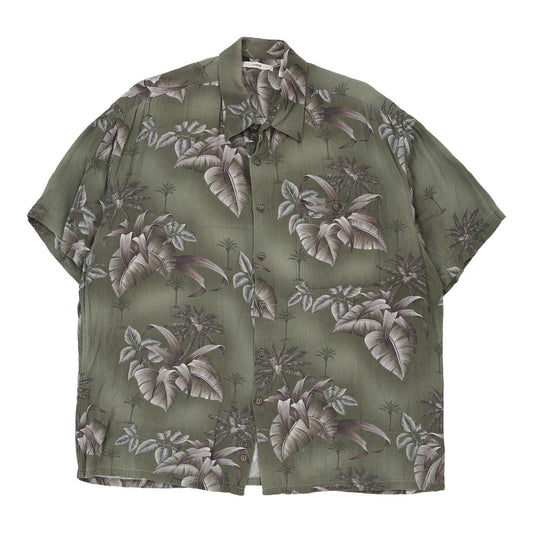 Vintage green Campia Hawaiian Shirt - mens x-large
