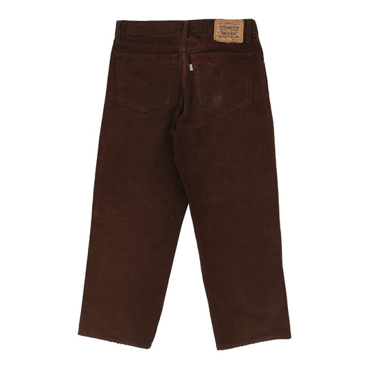 Vintage brown White Tab Levis Trousers - mens 31" waist
