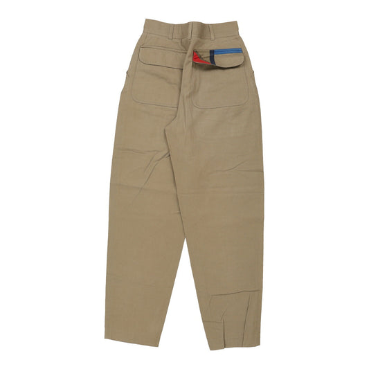 Vintage Made in Italy Iceberg Cargo Trousers - 26W UK 8 Beige Cotton
