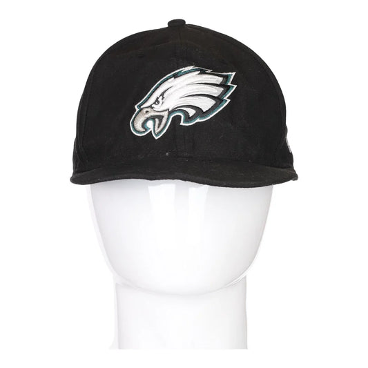 Vintage black Philadelphia Eagles New Era 5 Panel Cap - mens no size