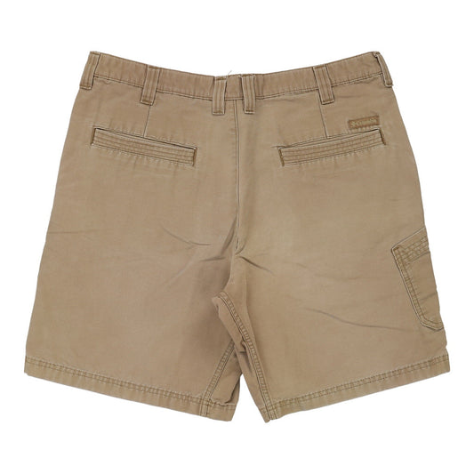 Vintage Columbia Shorts - 36W 10L Beige Cotton