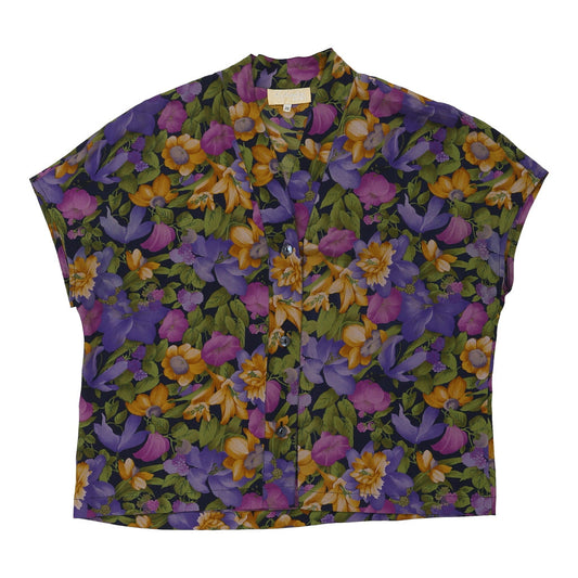 Vintage purple Les Copains Blouse - womens large