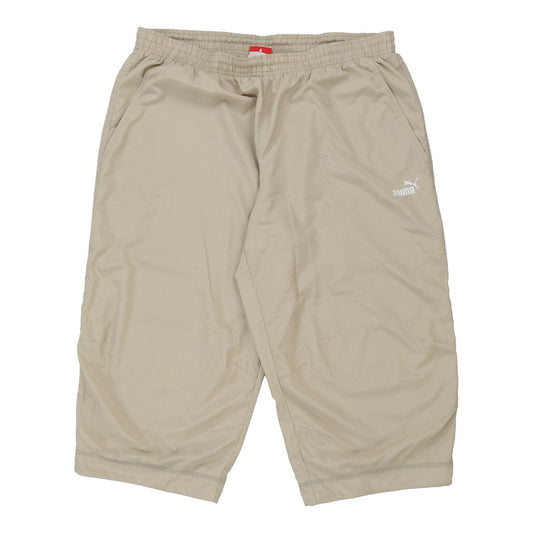 Vintage Puma Sport Shorts - XL Beige Polyester