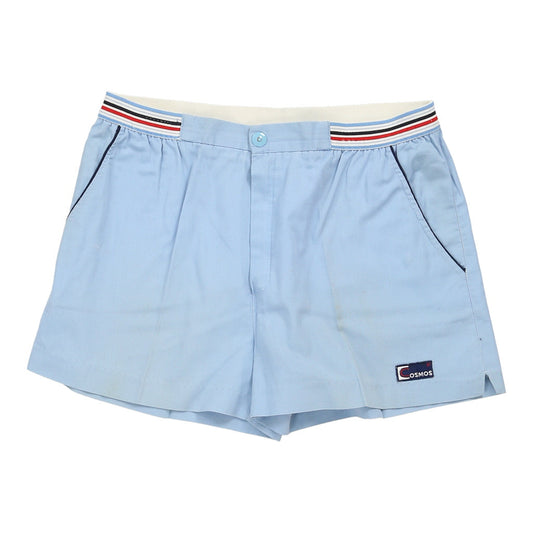 Vintage Cosmos Shorts - Medium Blue Cotton