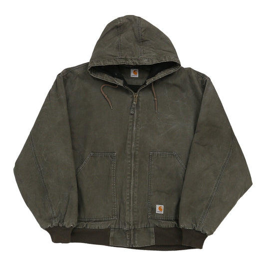 Vintage Carhartt Jacket - 2XL Khaki Cotton