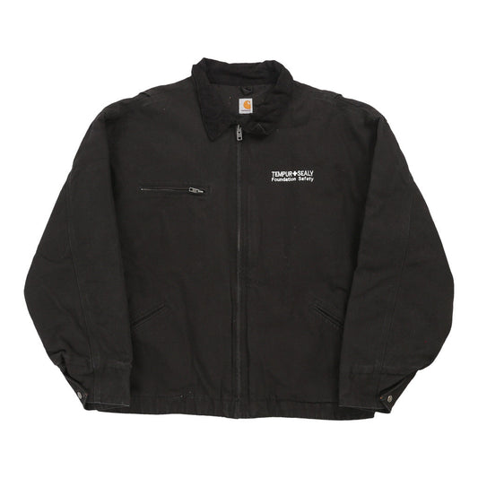 Vintage Carhartt Jacket - XL Black Cotton