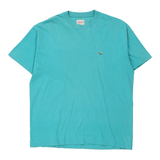 Vintage teal Benetton T-Shirt - mens x-large