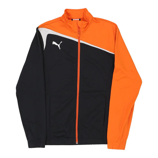 Vintage black Age 11-12 Puma Track Jacket - boys xx-large