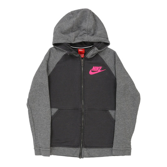 Vintage grey Age 13-14 Nike Hoodie - girls x-large