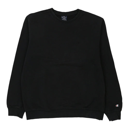 Vintage black Champion Sweatshirt - mens large