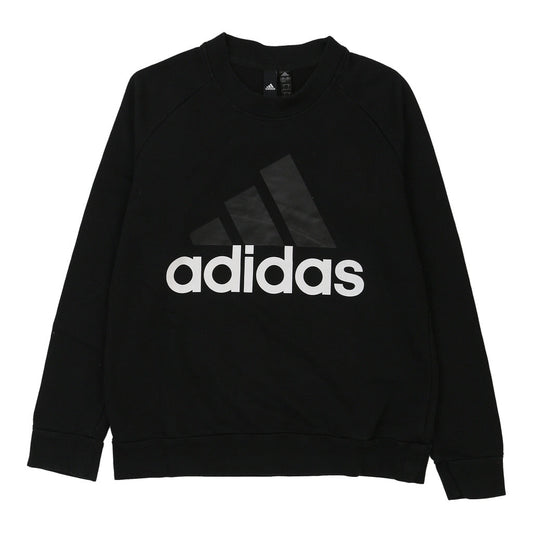 Vintage black Adidas Sweatshirt - mens large