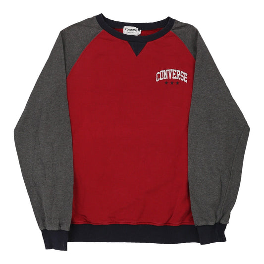 Vintage red Age 16 Converse Sweatshirt - boys x-large