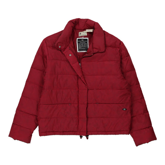 Vintage Sergio Tacchini Puffer - Medium Red Down And Feather