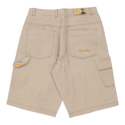 Vintage beige Raw Blue Carpenter Shorts - mens 38" waist