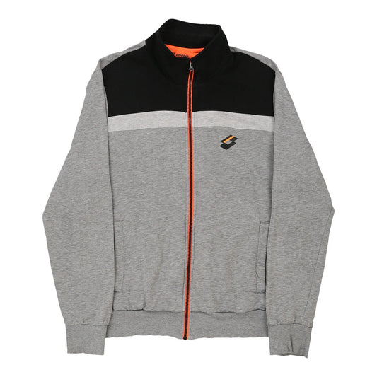 Vintage grey Lotto Track Jacket - mens x-large