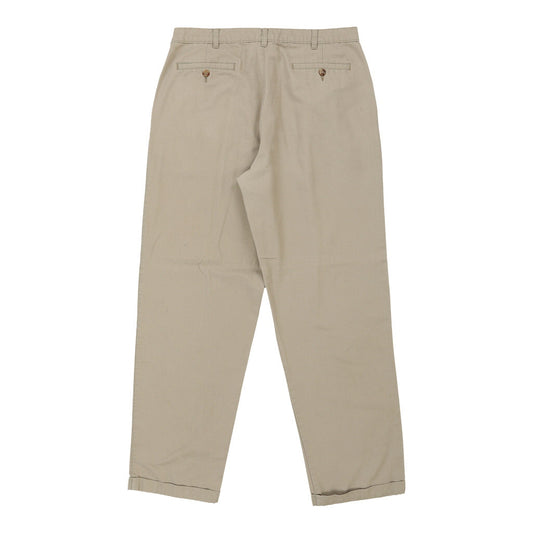 Vintage beige Puritan Trousers - mens 36" waist