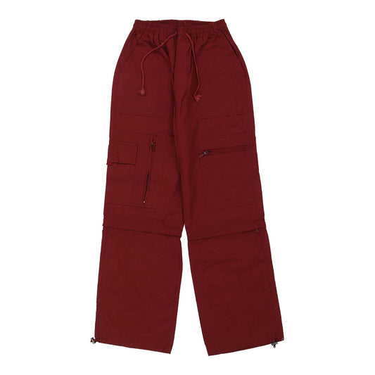 Vintage red Canew  Cargo Trousers - womens large