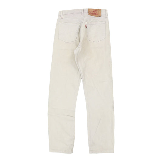Vintage 501 Levis Jeans - 28W 31L Cream Cotton