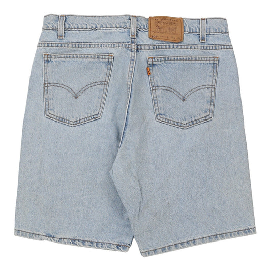Vintage 505 Orange Tab Levis Denim Shorts - 36W 9L Blue Cotton