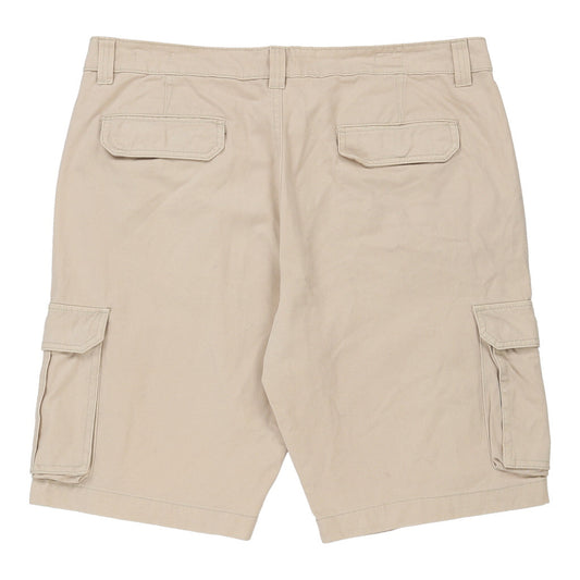 Vintage Richfield Cargo Shorts - 40W 12L Beige Cotton