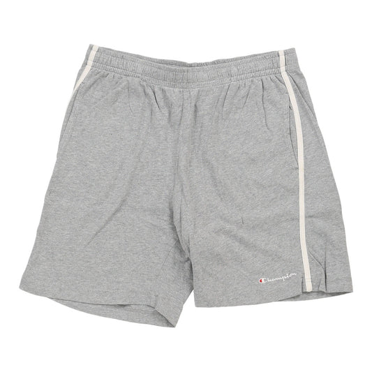 Vintage Champion Sport Shorts - Large Grey Cotton