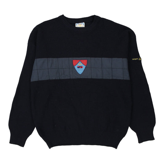 Vintage navy Navigare Jumper - mens x-large