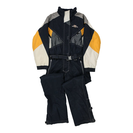 Vintage navy Astrolabio All-In-One Ski Suit - womens medium
