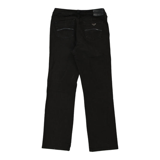 Vintage black Armani Jeans Jeans - mens 31" waist