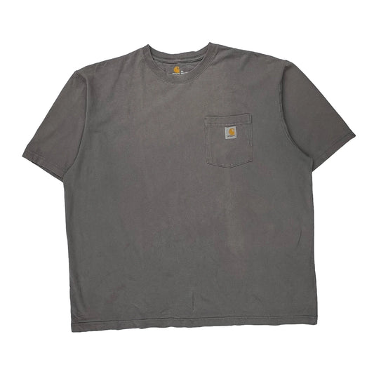 Carhartt T-Shirt - XL Grey Cotton