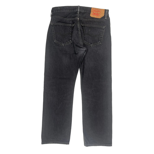 501 Levis Jeans - 33W 30L Black Cotton