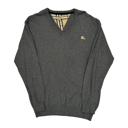 Burberry London Jumper - Medium Grey Cotton