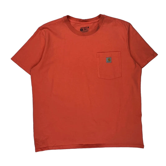 Carhartt T-Shirt - XL Orange Cotton
