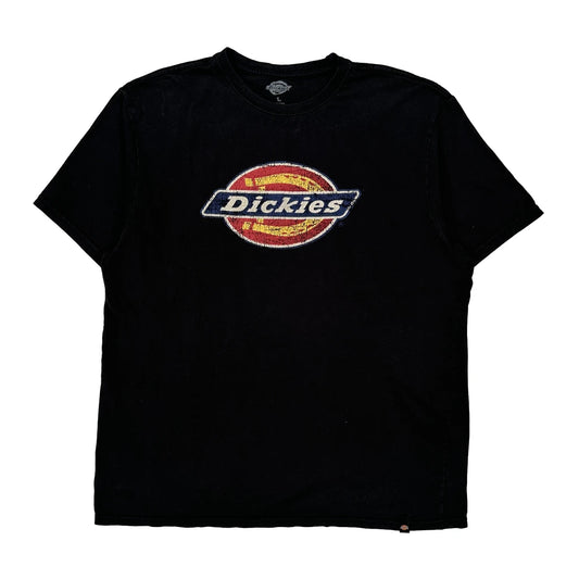 Dickies T-Shirt - Large Black Cotton