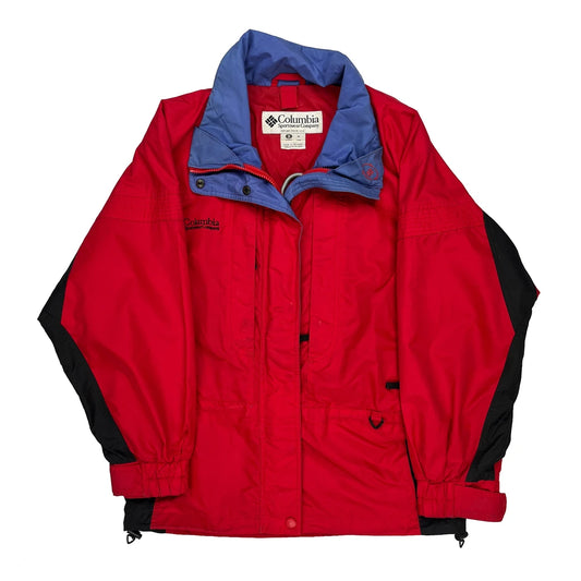 Vintage Columbia Ski Jacket - Small Black Polyester