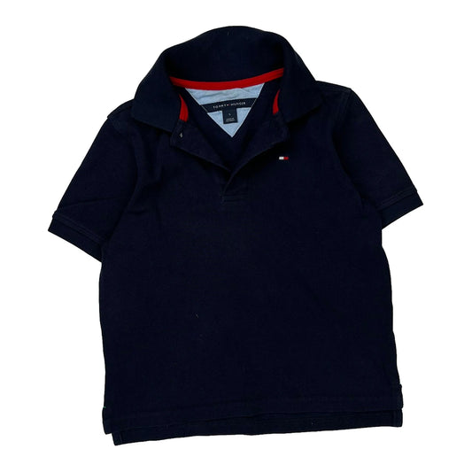 Age 5 Tommy Hilfiger Polo Shirt - Small Navy Cotton