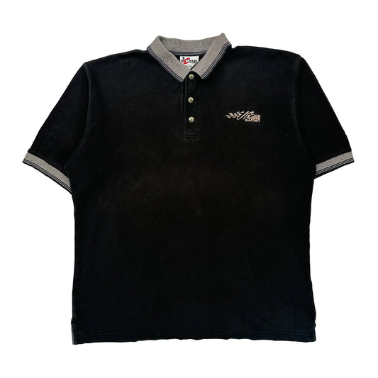 Racing Chase Authentics Nascar Polo Shirt - Large Black Cotton