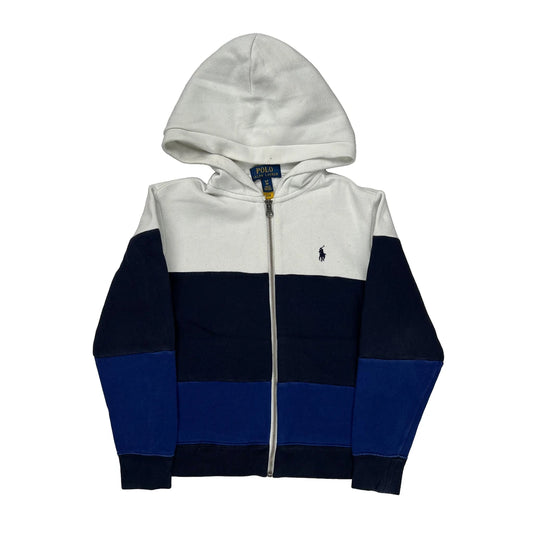Vintage Age 6-7 Polo By Ralph Lauren Hoodie - Small Blue Cotton