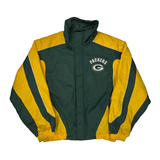 Green Bay Packers Nfl Jacket - Large Green Polyester