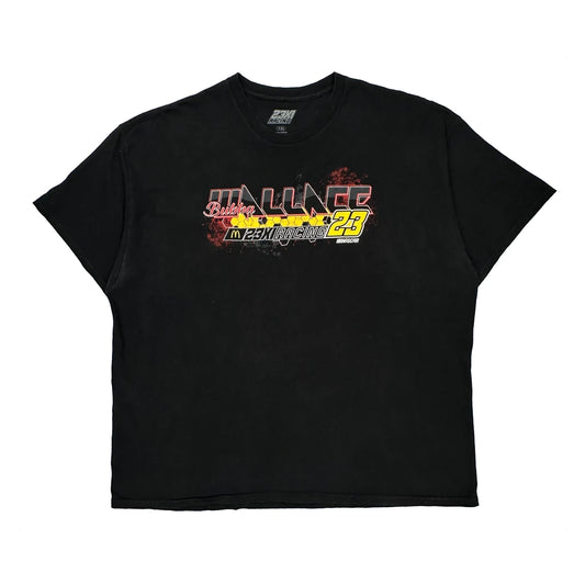 Racing Nascar Graphic T-Shirt - 2XL Black Cotton