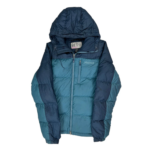 J.Crew Collaboration Marmot Puffer - Small Blue Down