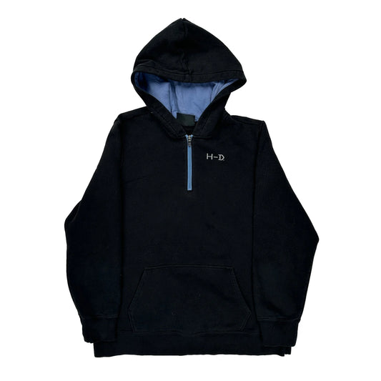 Harley Davidson Graphic Hoodie - XL Black Cotton